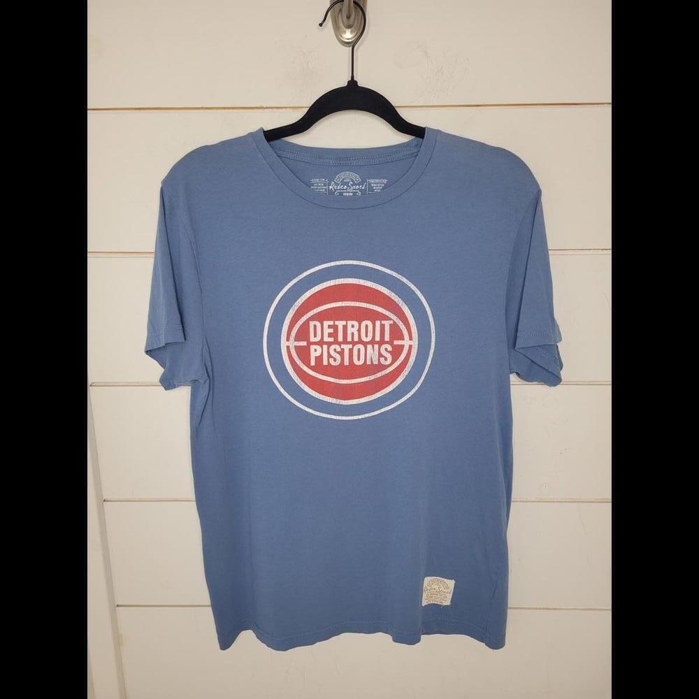 Retro Sport Detroit Pistons medium blue tee shirt